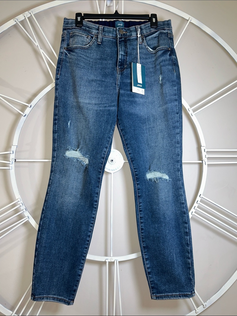 NWT Jag Jeans Viola High Rise Skinny Jeans in Medium Blue Wash